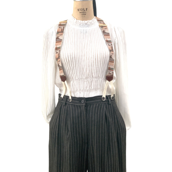 Zara‎ White Blouse Wrinkle Pleat Ruffle Top Silky Flowy Delicate  Size Small NWT - Picture 5 of 5